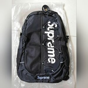 Supreme 19ss Waterproof Mountaineering Black Backpack bookbag